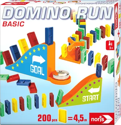 Image de Noris Domino Run Basic, dominos, blocs de construction, à partir de 3 ans, 606062022