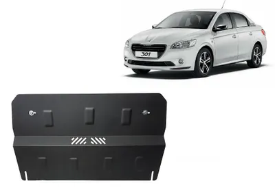Obrázek produktu pro Ochrana motoru a převodovky proti podjetí z oceli pro Peugeot 301