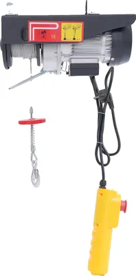 Zdjęcie produktu dla Elektryczna wciągarka, udźwig 250 kg, moc 550 W, kolor czarny