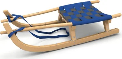 Produktbild von Kathrein Tourenrodel Einsitzer mit Gurtsitz (115 cm), Farbe:blau/anthrazit