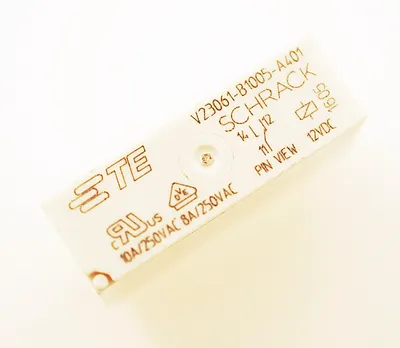 Produktbild von V23061 B1005 A401 Relais SPDT 8A 12V TE Connectivity 1xWechsler #719713