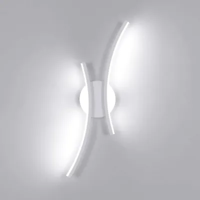 Obrázok produktu pre Nástenné svietidlo Mckalen, vnútorné, LED, moderný dizajn, 20W, 2250 lúmenov, biela farba, dekoratívne