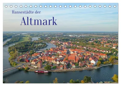 Produktbild von Hansestädte der Altmark (Tischkalender 2027 DIN A5 quer), CALVENDO Monatskalender