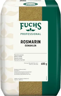 Zdjęcie produktu dla Fuchs Foodservice Rozmaryn mielony o smaku żywiczno-korzennym Opakowanie 600g