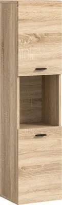 Produktbild von xonox.home Badschrank Boston/Tampa Eiche Sonoma Nachbildung 30x125x29 cm