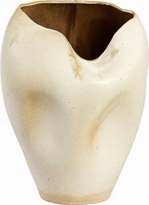 Image de Vase blanc en céramique chaleureux Light & Living Azura
