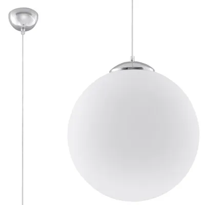 Immagine prodotto di Lampada a sospensione UGO 30 1xE27 15W acciaio/vetro 120x30x30cm Sollux Lighting