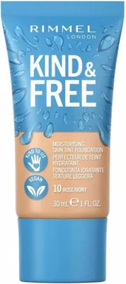 Produktbild von Rimmel Wëgänski Hydratisierende Foundation 30ml - Farbton 010 Rose Ivory