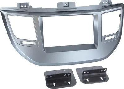Produktbild von 2-DIN Radioblende Hyundai Tucson TL 2015-> silber