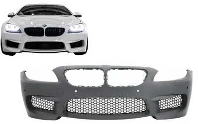 Image de Pare-chocs pour BMW Série 6 M6 F06 Gran Coupé, F12 Cabriolet, F13 Coupé, modèles de 2011 à 2017, avec grille.