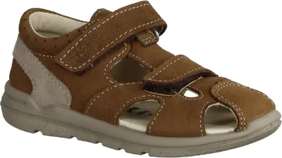 Produktbild von Ricosta Kaspi 3000102261 Kinder, Sandale geschlossen Leder, Curry (Braun), Baby - Kinderschuhe Lauflernschuhe Gr. 18 - 26, Braun, leder (barbados/velour)
