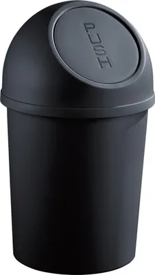 Zdjęcie produktu dla helit Abfalleimer H2401195 13l rund PP schwarz