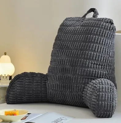 Zdjęcie produktu dla Ergonomiczna poduszka do czytania, idealna do łóżka i sofy, o wymiarach 80 x 55 cm