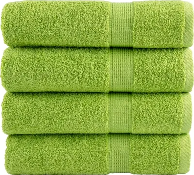 Obrázek produktu pro Prémiové osušky SOLUND 4 ks jablečně zelené 100x150 cm 600 g/m²