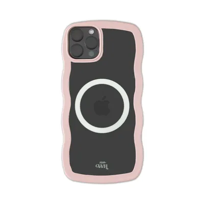 Produktbild von Wavy Hülle MagSafe Pink  - Kompatibel mit iPhone 12 Pro