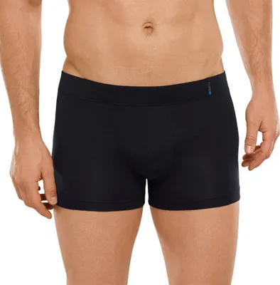 Produktbild von Schiesser Herren Retroshorts Long Life Shorts, Gr. Medium (Herstellergröße: 005), Schwarz (Blauschwarz 001)