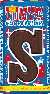 Produktbild von Tony's Chocolonely - Schokoladenbrief Puur s 180gr