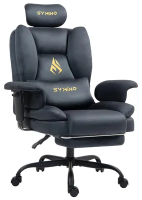 Productafbeelding van Bureaustoel - Office Chair - Werkstoel - Bureaustoel Ergonomisch - Stoel Thuiswerken - Grijs