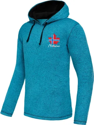 Immagine prodotto di Nebulus felpa JAKE da uomo, pullover alla moda, cappuccio con coulisse, P5240 - Uomo, turchese-nero, L