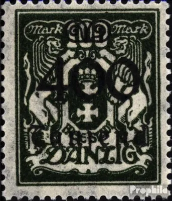 Produktbild von Briefmarken Danzig 1923 Mi 161 mit Falz Aushilfsausgabe