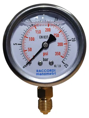 Produktbild von Radialer Niederdruckmanometer MG1-63 25 bar Gewinde 1/4"