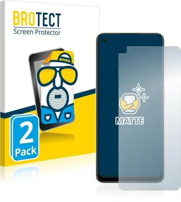 Produktbild von 2x BROTECT Schutzfolie für Oppo Reno 8 Displayschutz Displayschutzfolie Folie Matt Entspiegelungsfolie