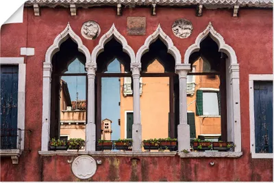 Produktbild von ARTland Poster Historische Gebäude Altstadt von Venedig Größe: 120x80 cm