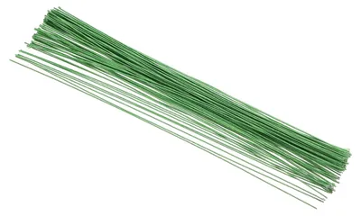 Obrázok produktu pre Sada 100 kvetinových stoniek s papierovým obalom, svetlozelená farba