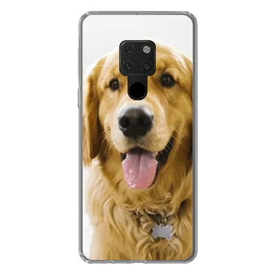 Produktbild von MuchoWow® Handyhülle Schutzhülle Hülle für Huawei P40 Lite Porträt eines superschönen Golden Retrievers Silikon Softcase Handy Hülle - Handy