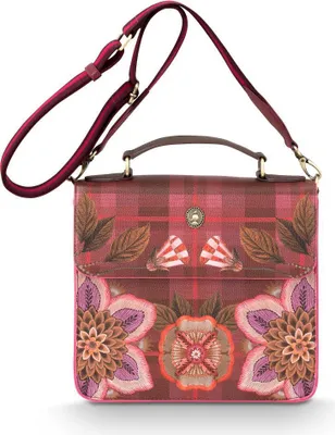 Produktbild von Pip Studio Schultertasche Cross Body Flores Felices Red (M)