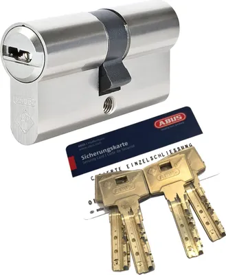 Produktbild von ABUS Bravus.4000 Doppelzylinder mit BZD u. N+G, Länge (a/b) 30/60mm (c=90mm), mit 4 Schlüssel, nach DIN EN1303, Angriffswiderstandsklasse D, RC2/RC3 Level geeignet