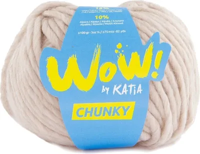 Zdjęcie produktu dla Katia Wow Chunky 55 Beige Przędza dziewiarska