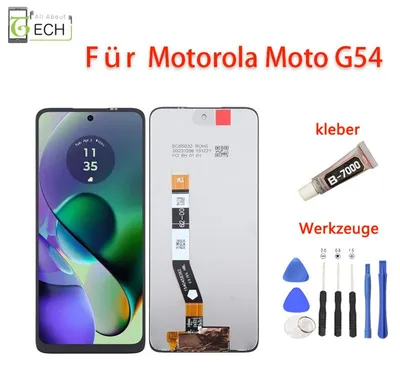 Produktbild von Für Motorola Moto G54 XT2343 LCD Display Bildschirm + Werkzeuge und Kleber