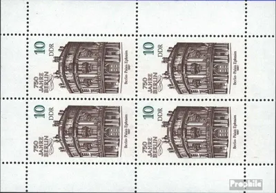 Produktbild von Briefmarken DDR 1987 Mi 3075 Kleinbogen postfrisch 750 Jahre Berlin (II)