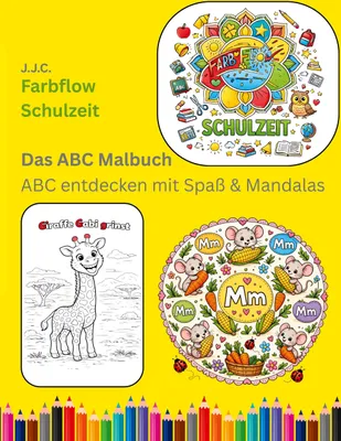 Produktbild von Farbflow Schulzeit - Das ABC Malbuch