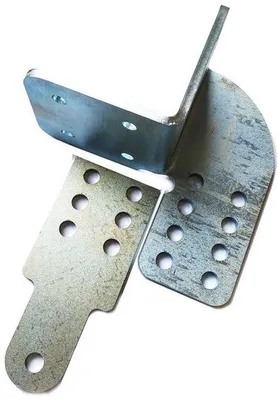 Immagine prodotto di Supporto per motorizzazione cancello a battente con apertura verso l'esterno - SINISTRO - montaggio angolare su palo