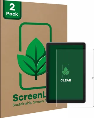 Produktbild von 2x ScreenLeaf Schutzfolie für Blackview Tab 70 nachhaltiger Displayschutz Display Schutz Folie Klar Transparent