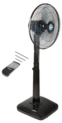 Image de Ventilateur sur pied avec télécommande 44 cm 50 W TS9183