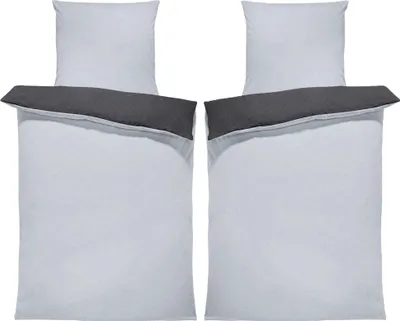Produktbild von Winter Bettwäsche Doubleface Uni Wende kuschelig flauschig warm weich Fleece