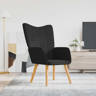 Obrázok produktu pre relaxačné kreslo vidaXL Black Fabric
