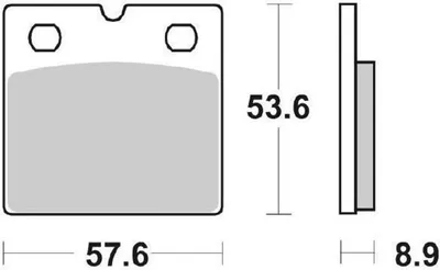 Immagine prodotto di Coppia pastiglie freno SBS 640HF mescola ceramica per BMW