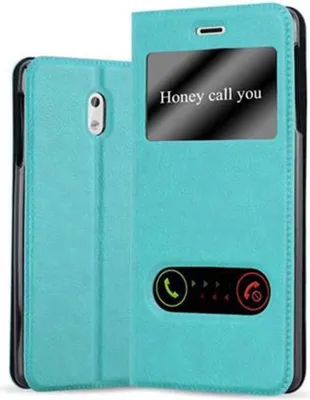Produktbild von Cadorabo Schutzhülle für Nokia 3 2017 Hülle in Türkis Handyhülle Book Case Cover Etui