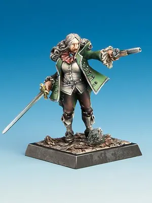 Produktbild von Tabletop-Figur Señora Ya Va, 38 mm, unbemalt, zum Zusammenbauen, mit Charakterkarten
