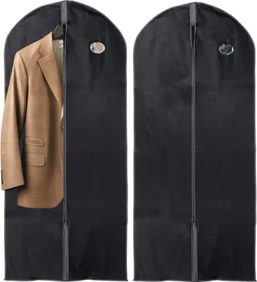 Imagen del producto de Fundas para ropa, 60x135 cm, poliéster , 2 unidades