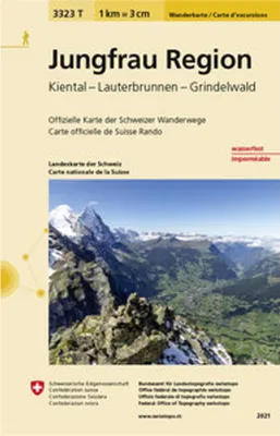 Image de Swisstopo 1 : 33 333 Région de la Jungfrau