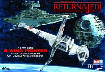 Produktbild von AMT/MPC MPC949 - 1:144 Star Wars: Return of the Jedi B-Wing Fighter (SNAP) - Neu