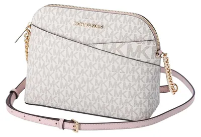 Produktbild von Michael Kors Jet Set Medium Crossbody Leather Handbag (POWDER BLUSH MULTI)