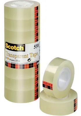 Scotch® Klebefilm, 19 mm x 33 m, transparent, 8 Rollen