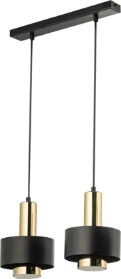 Zdjęcie produktu dla Lampa wisząca RIF LUX czarno-złota 2xGX53x12W metal wym:100x45x15cm IP20 Sigma Lighting
