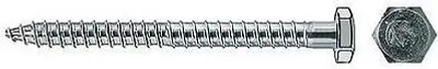 Produktbild von Fischer 80405, Schraube, Galvanisiertes Stahl, Verzinkter Stahl, Beton, Zink, Sechskantkopf, SW13